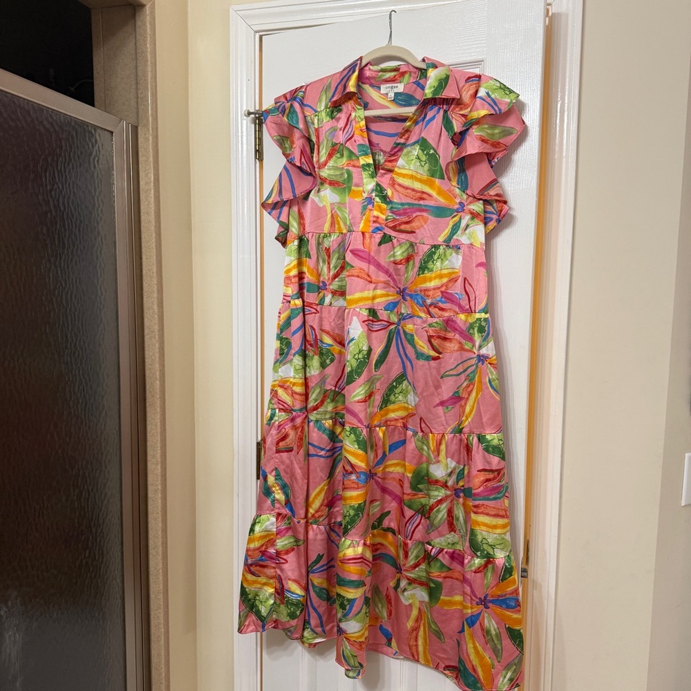 Umgee Floral Maxi Dress